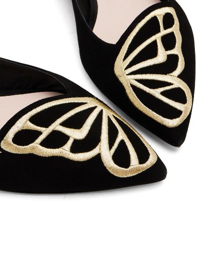 Butterfly ballerina shoes fashion