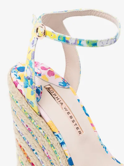 floral espadrille wedges