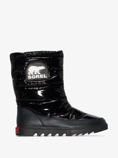 sorel black shoes