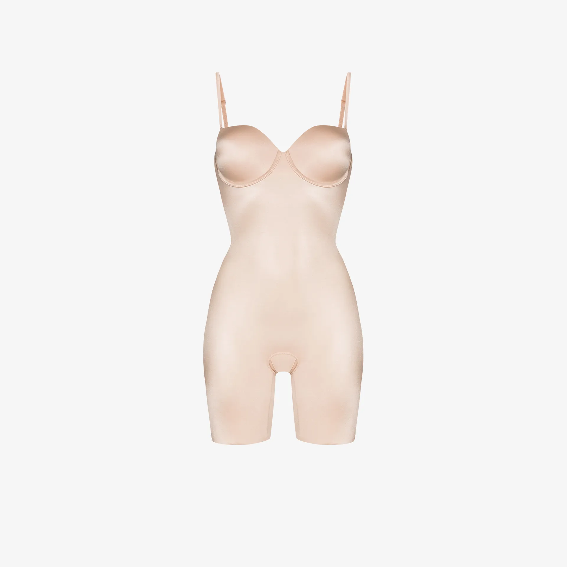 spanx mid thigh bodysuit