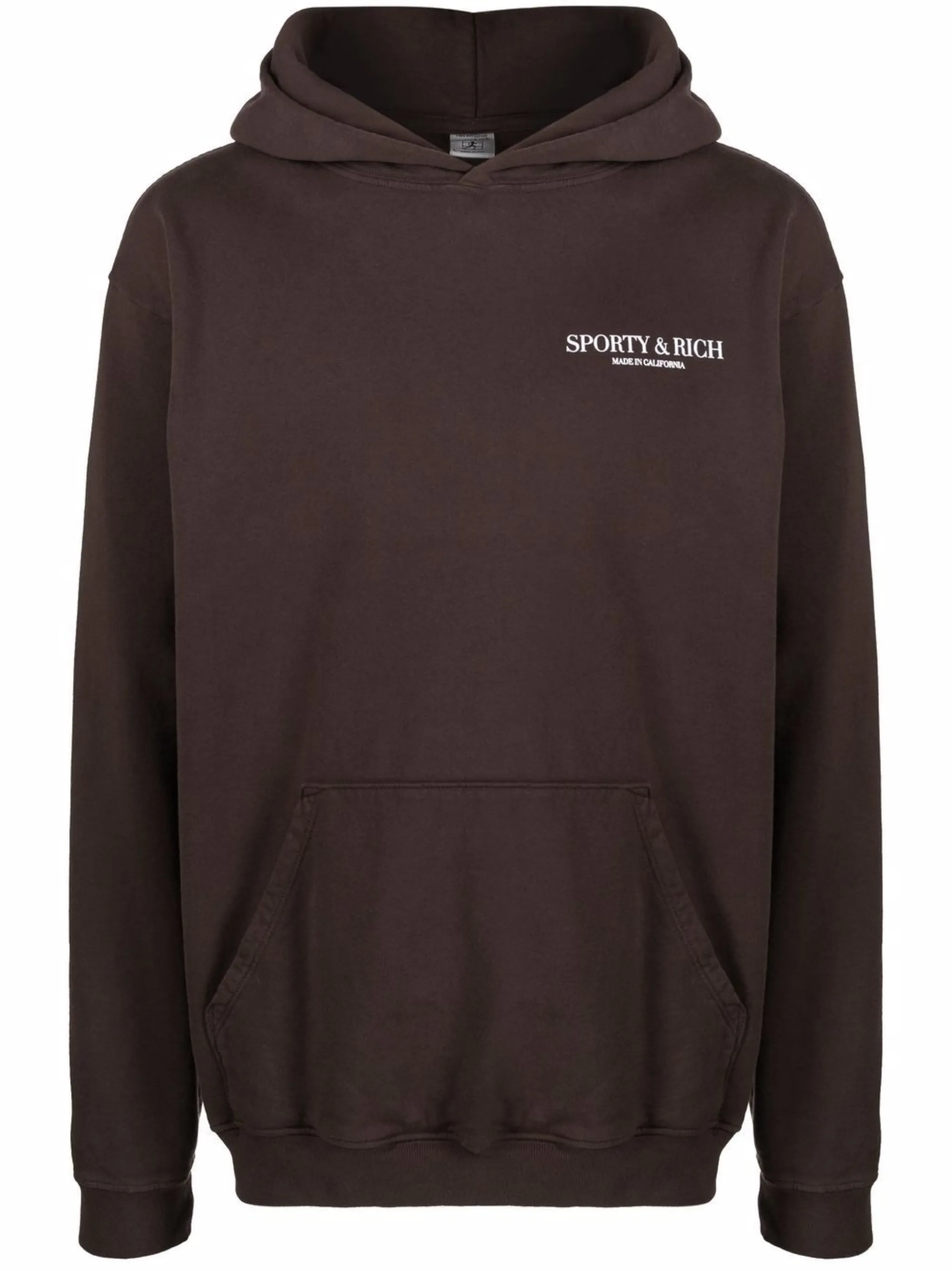 Sporty Rich chest logo print hoodie Eraldo DE