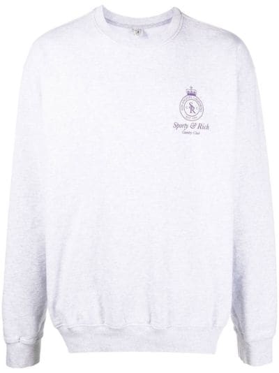 Logo Print Crew-Neck Sweatshirt