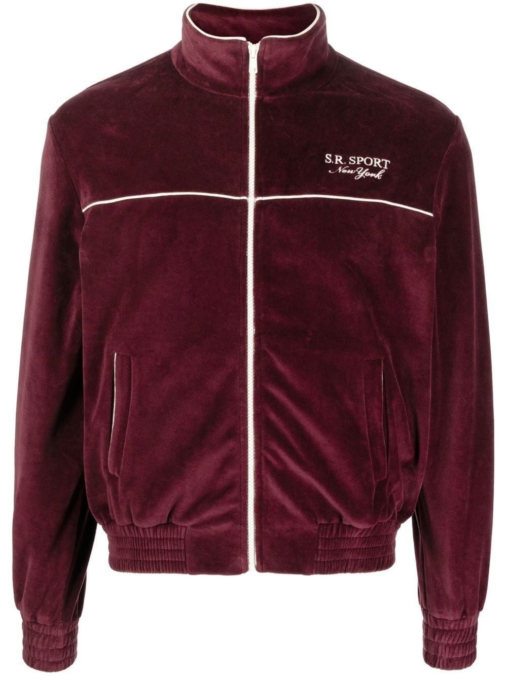 Velour sports sale jacket