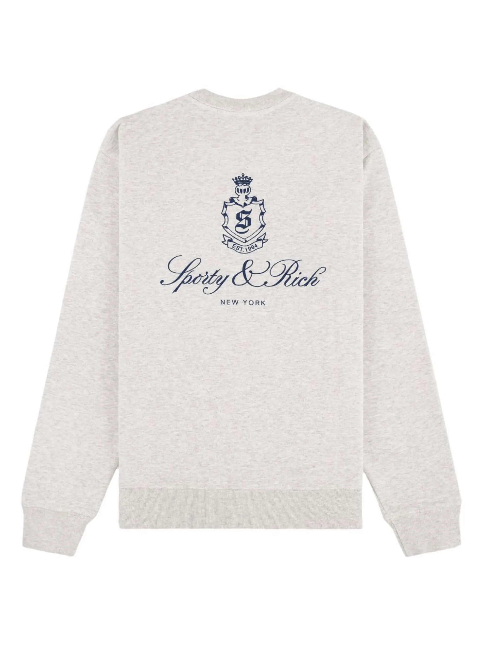 スウェット・トレーナー SPORTY & RICH Cream Cotton Sweater sporty-rich-vendome-cotton-