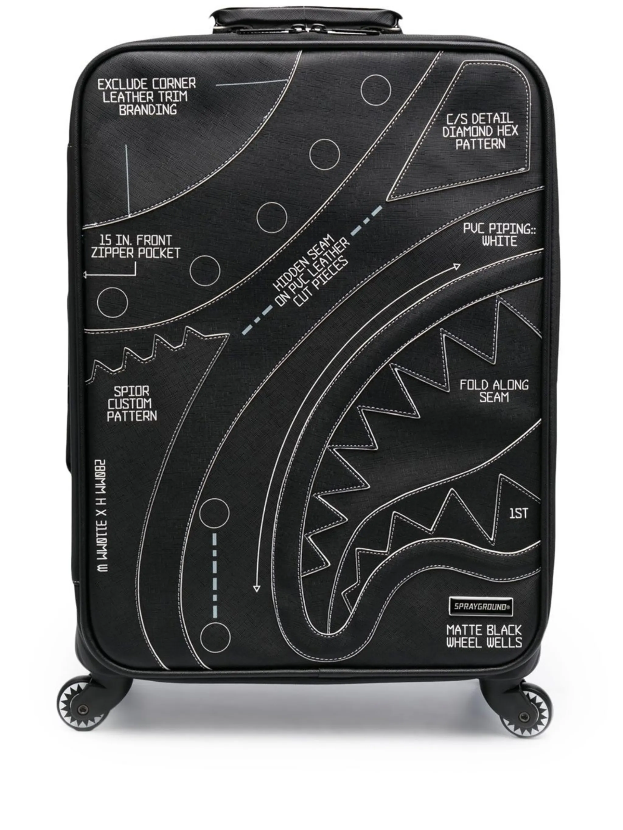 High Tech Jetsetter luggage Sprayground