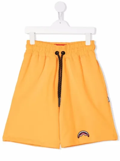 shark teeth-patch drawstring shorts | sprayground kid | Eraldo.com