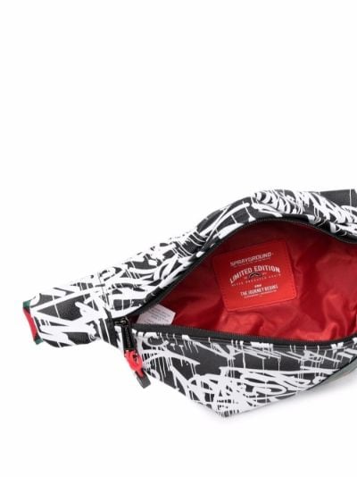 SPRAYGROUND MARSUPIO SKULL CHECK TRACOLLA Bianco, Marrone, Nero, Rosso Uomo