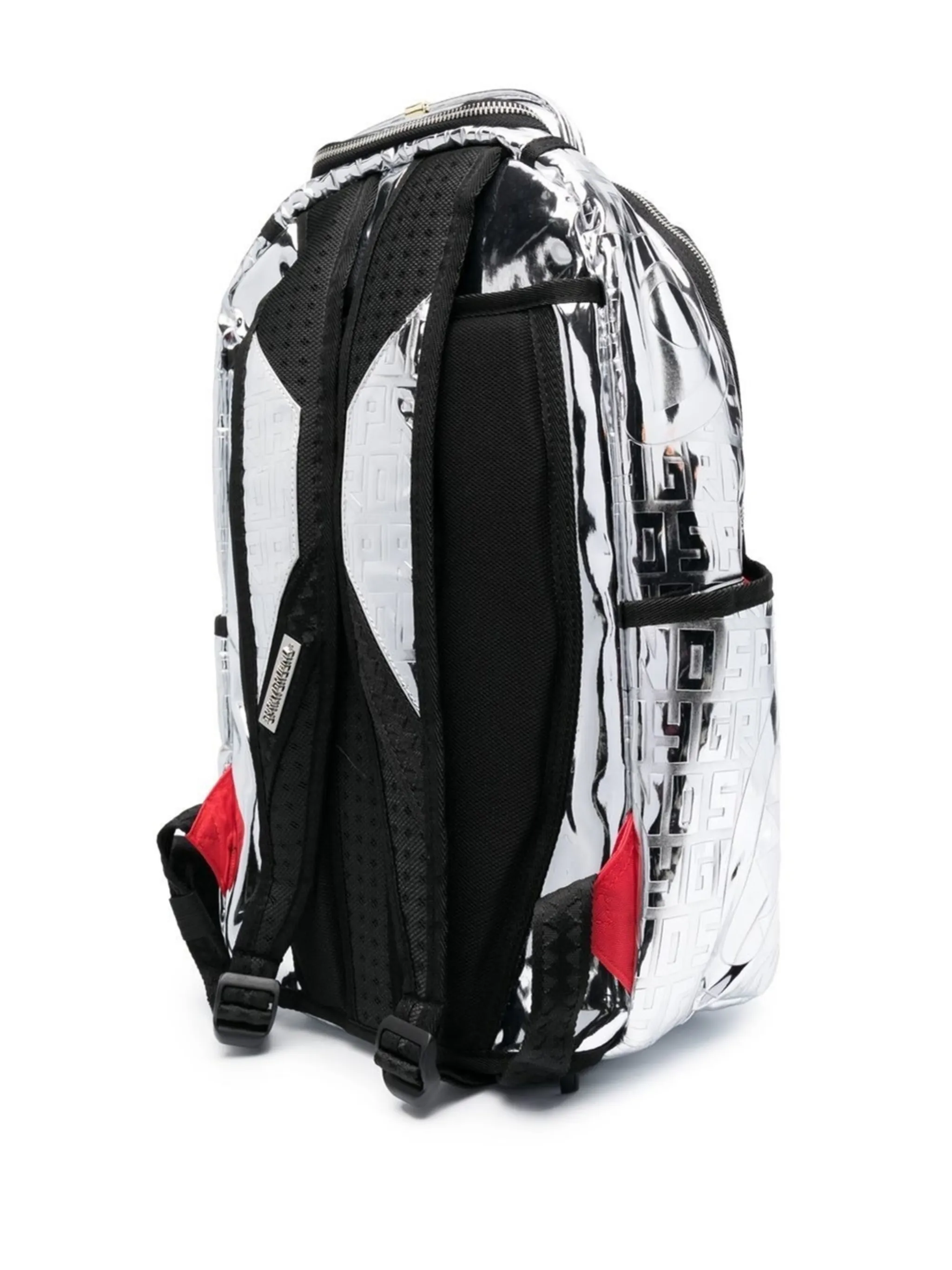 metalliceffect zipup backpack Sprayground US
