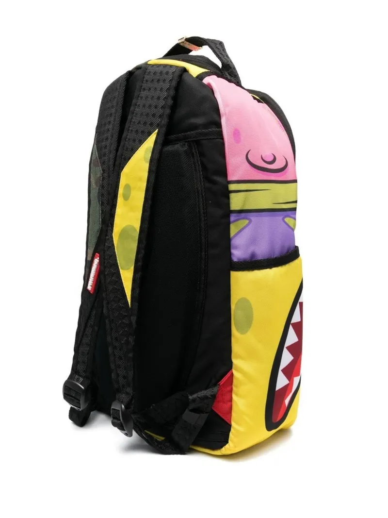 panelled zipup backpack Sprayground