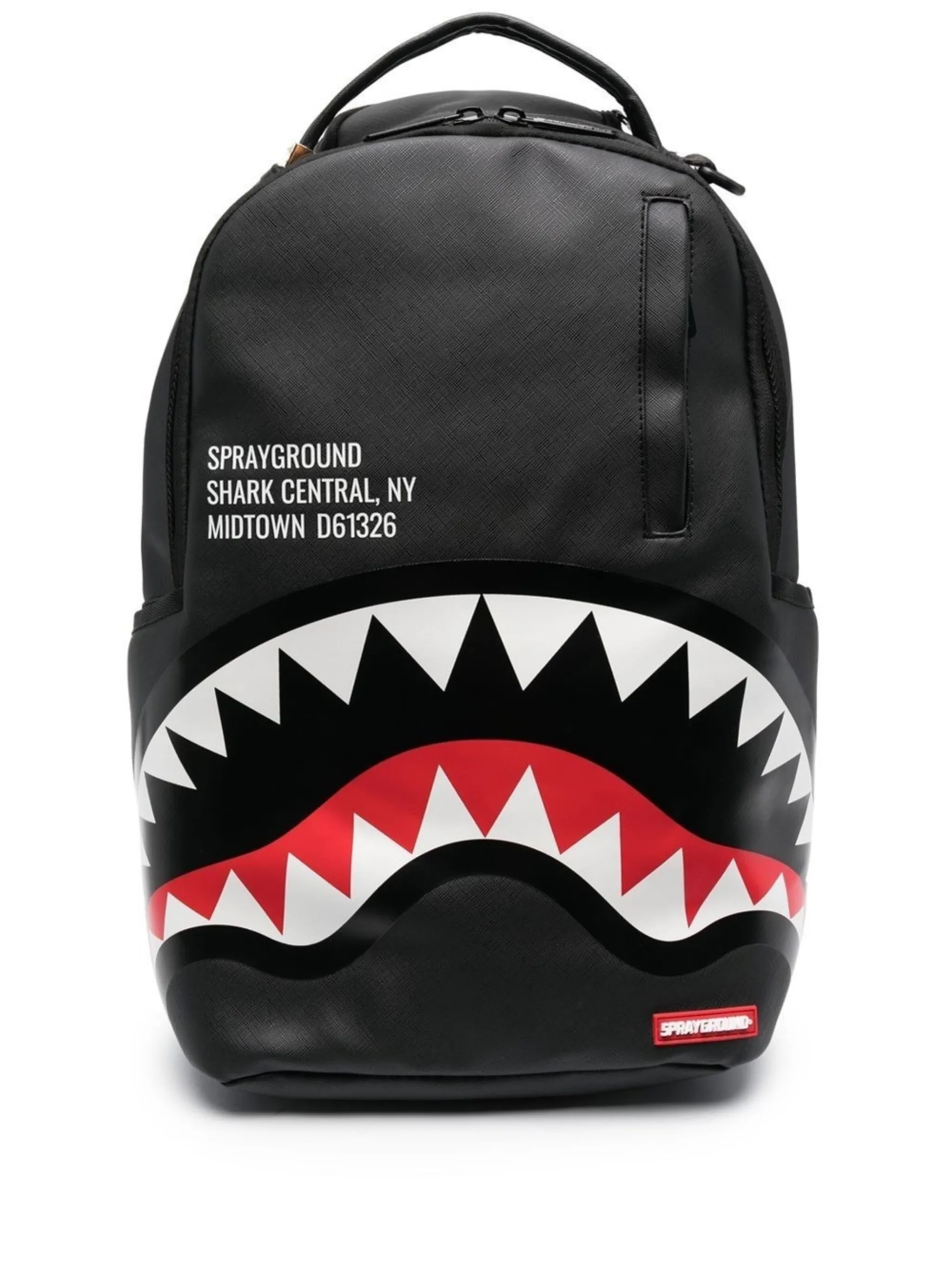 Shark Teeth Print Zip Up Backpack Sprayground Us 5946