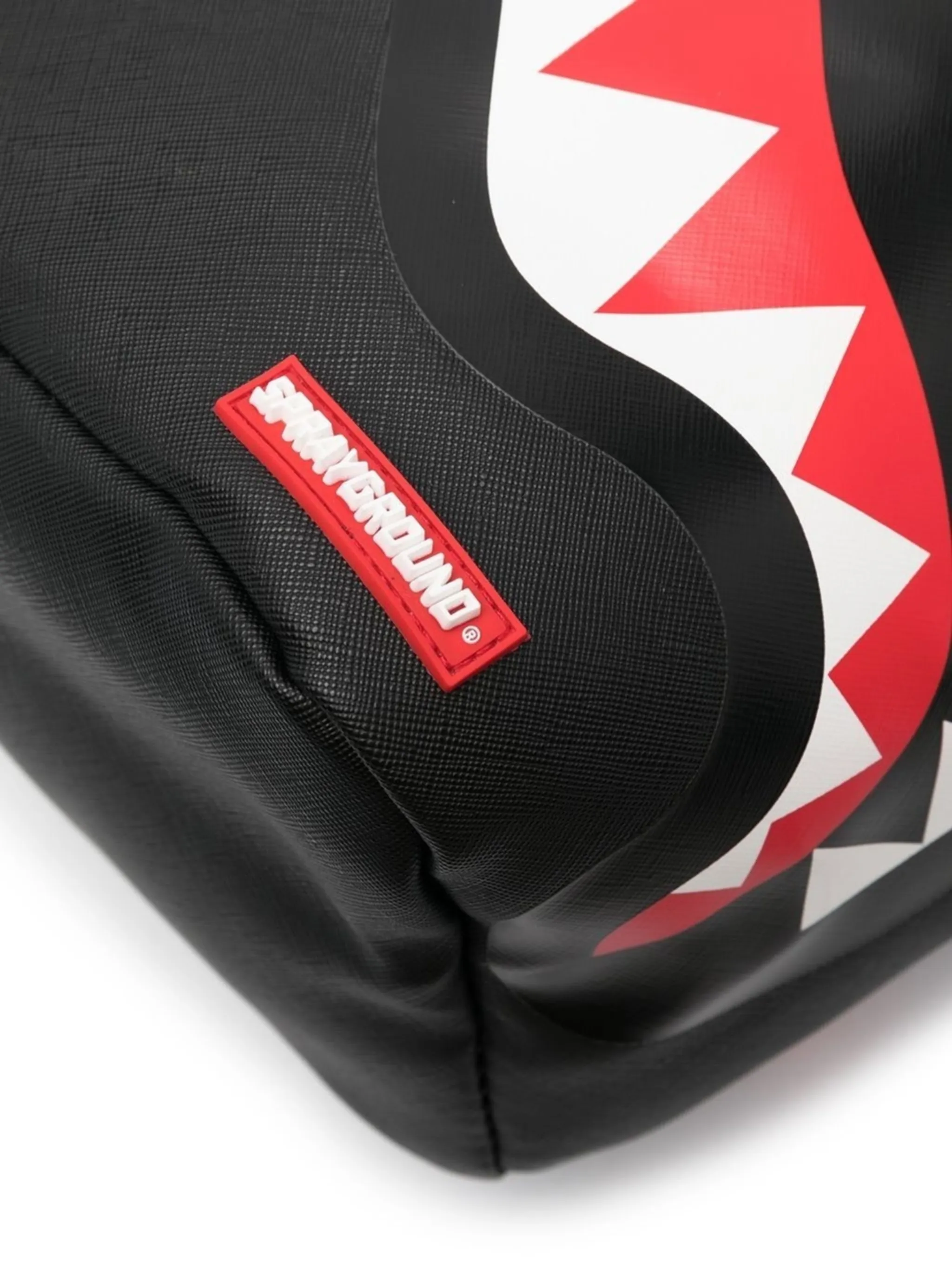 shark teethprint zipup backpack Sprayground US