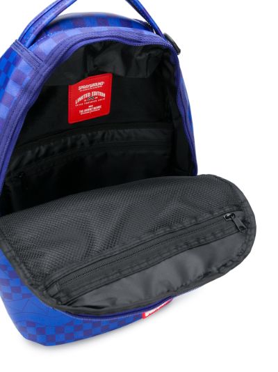 sprayground backpack blue