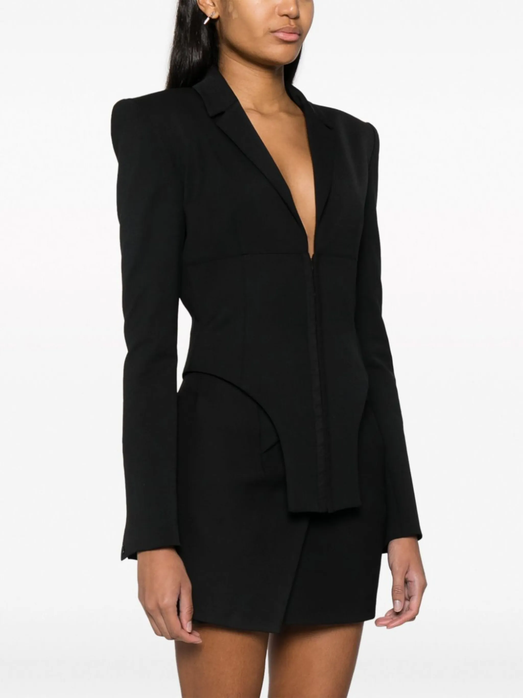 bodysuit-style hook-fastening blazer | Ssheena | Eraldo.com US