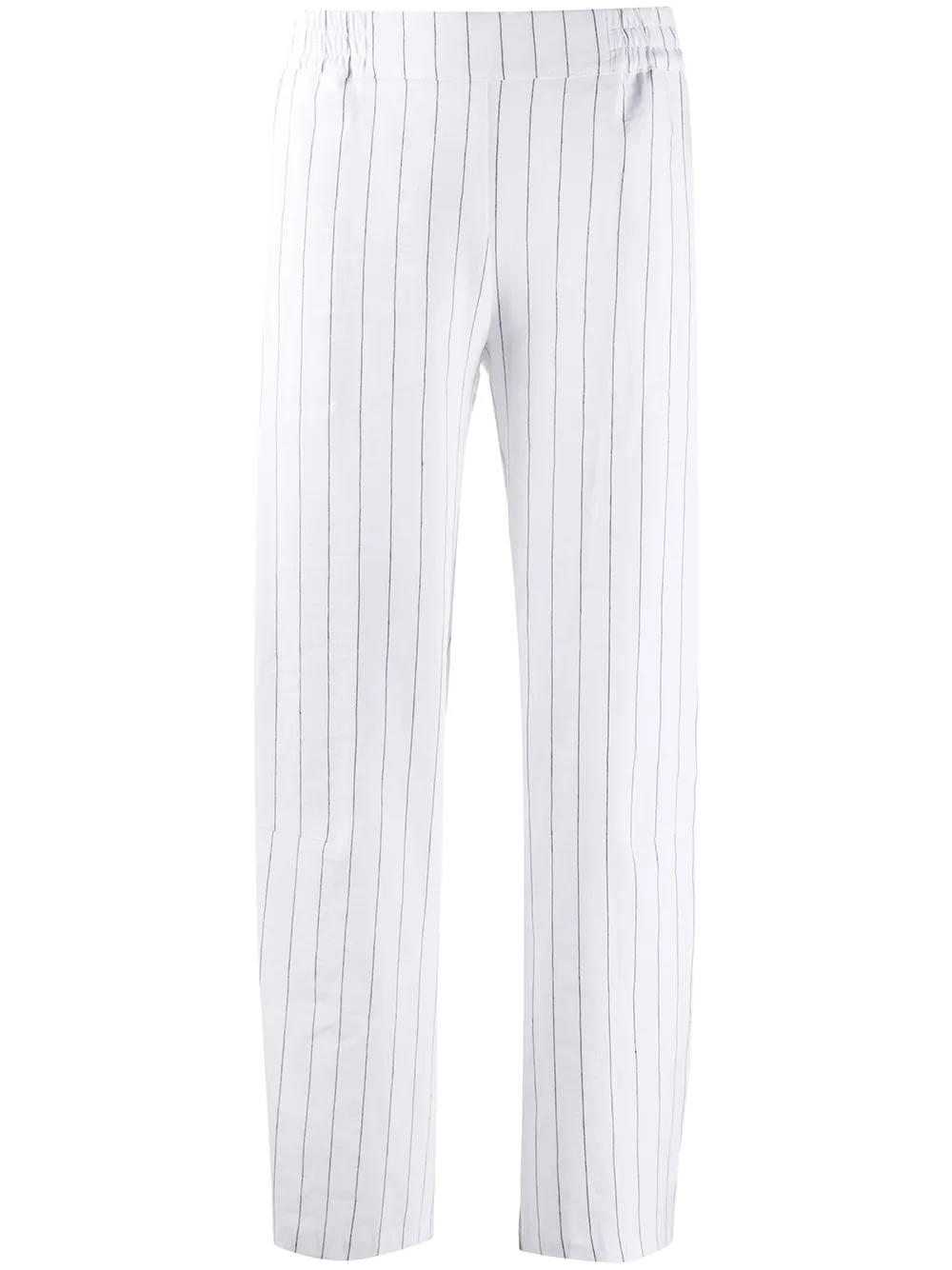 cropped pinstripe trousers | stagni 47 