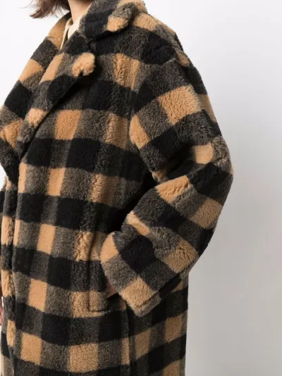 stand faux fur jacket