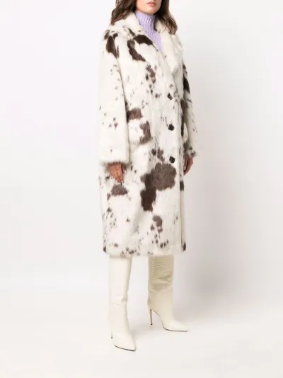 stand faux fur jacket