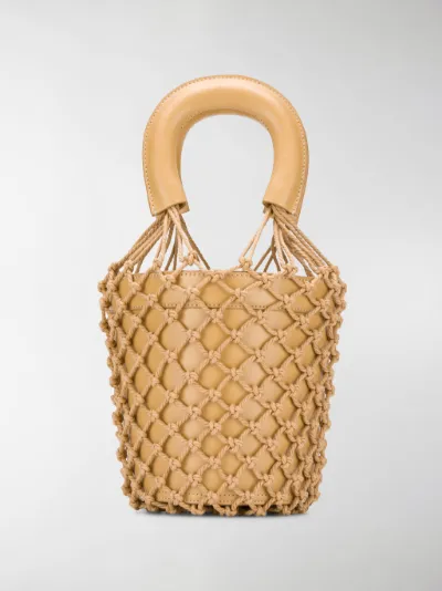 woven bucket bag