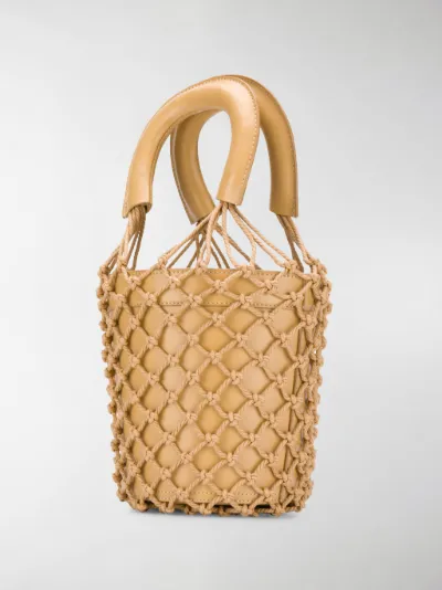 woven bucket bag