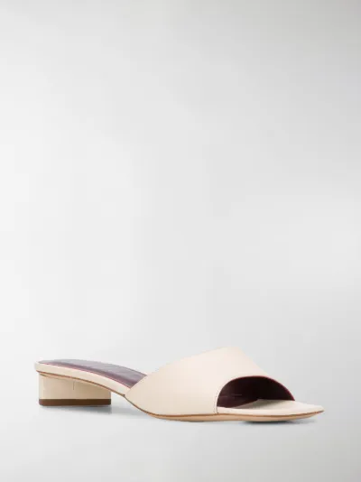 square front mules