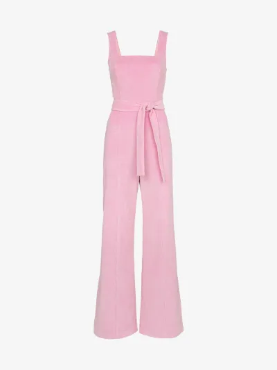 pink corduroy jumpsuit
