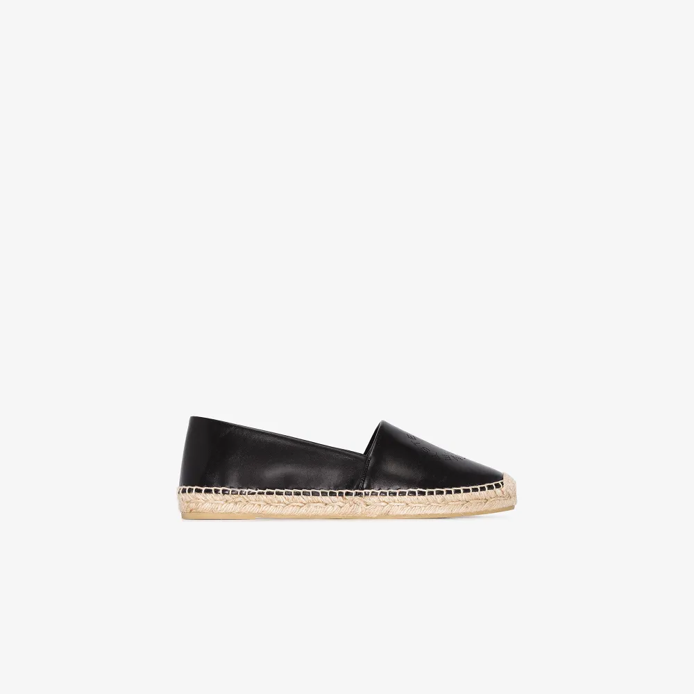 faux leather espadrilles