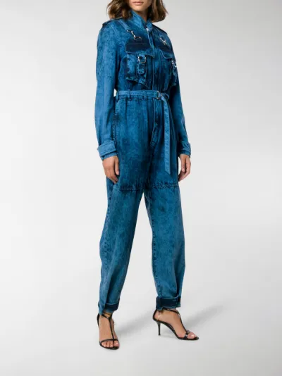 stella mccartney denim jumpsuit