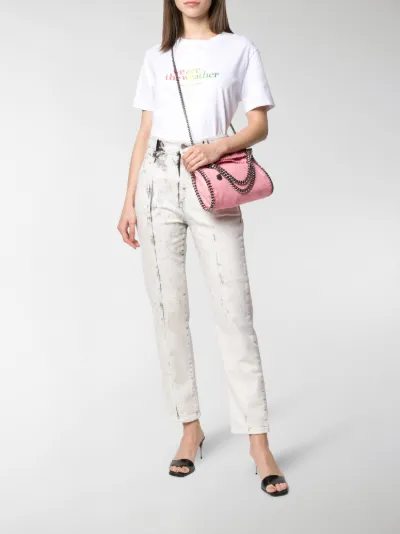Tote Falabella mini uncinetto Burro da Women | Stella McCartney IT