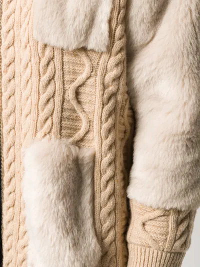 stella mccartney fur cardigan