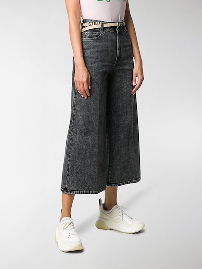 Stella McCartney Cropped Wide Leg High-rise Jeans Stella McCartney Cropped Wide Leg High-rise Jeans