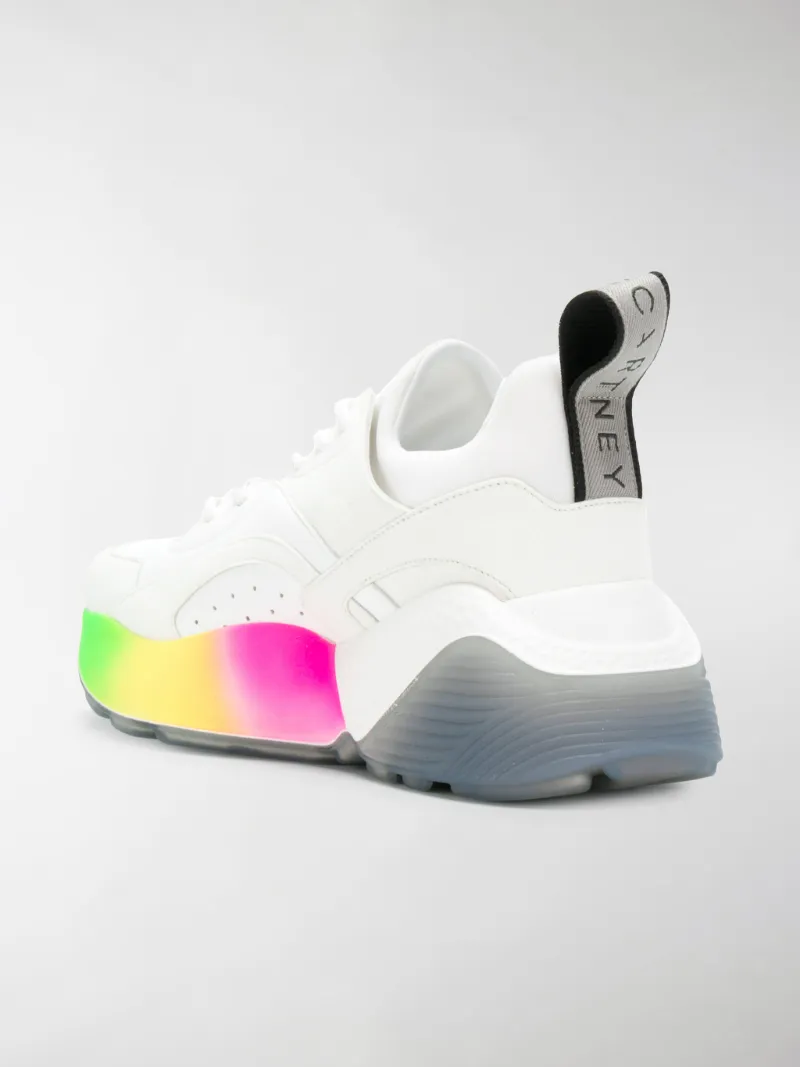 Stella McCartney Eclypse Rainbow sneakers white | MODES