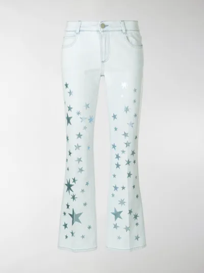 Stella McCartney - Jeans skinny con stelle stampate