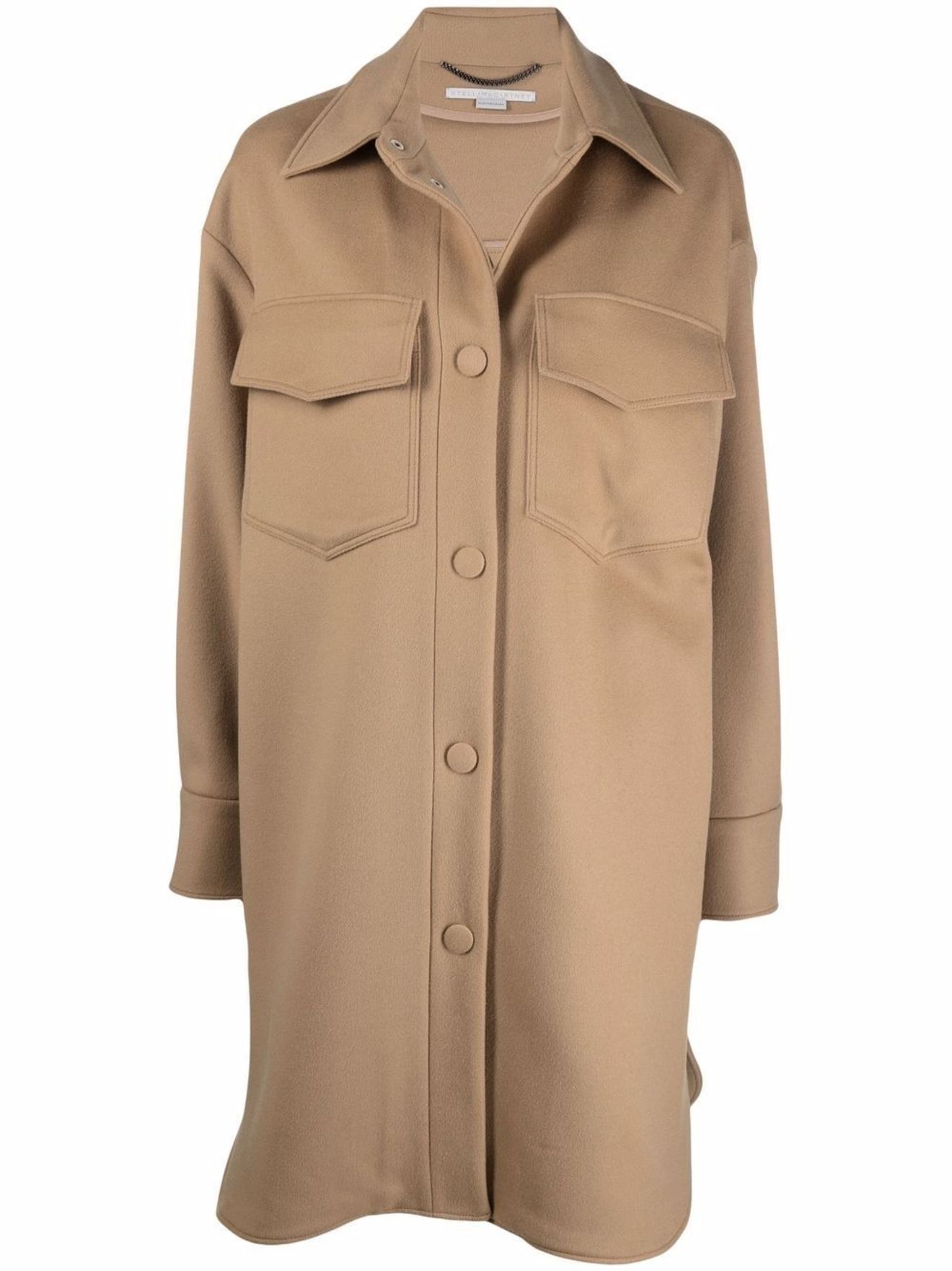 stella mccartney khaki coat