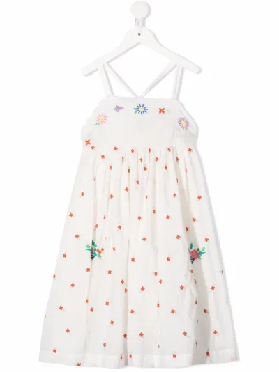 embroidered pinafore