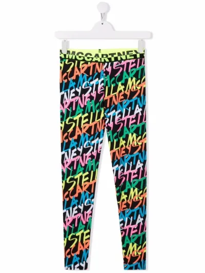 logo-lettering leggings | Stella McCartney Kids | Eraldo.com