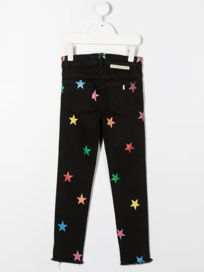 star patch jeans