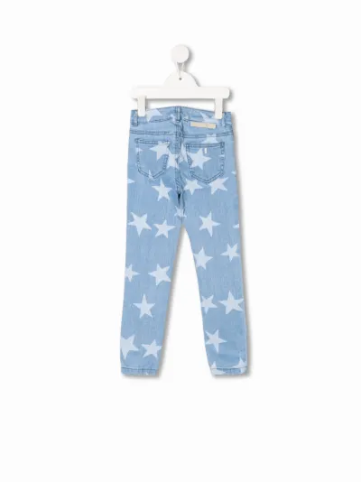 jeans with star print