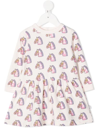 dress with unicorn print