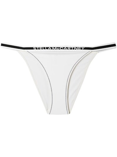 Stella McCartney - logo-trim bikini bottoms