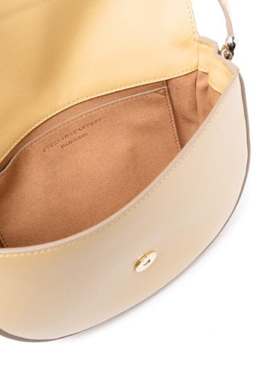 Stella McCartney Medium Frayme Flap Shoulder Bag - Orange