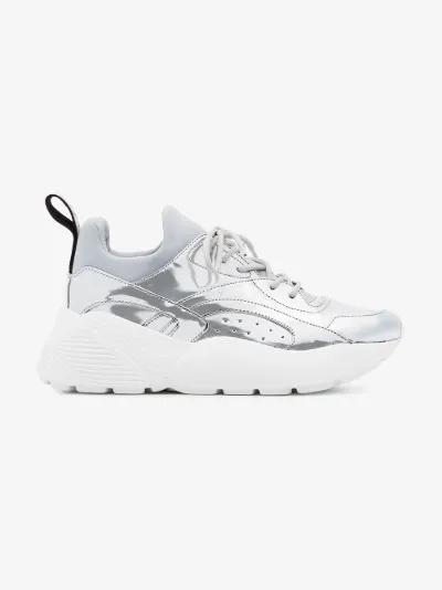 stella mccartney eclypse metallic sneakers