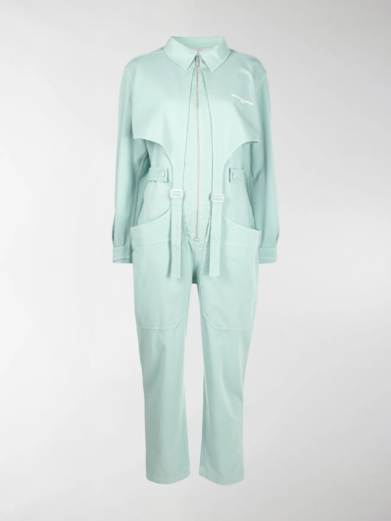 buckle strap jumpsuit