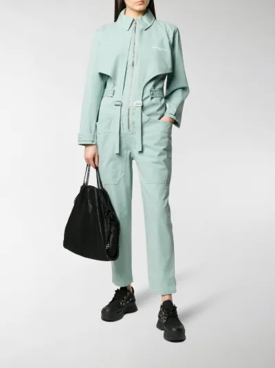 buckle strap jumpsuit