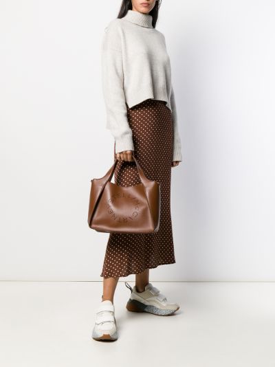 stella mccartney perforated tote