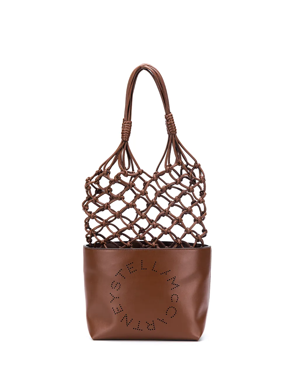 stella mccartney perforated logo tote