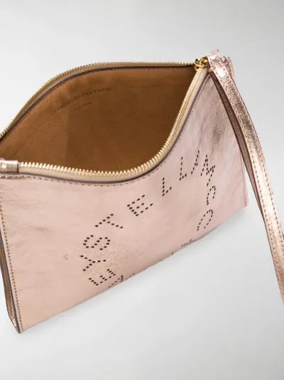 Stella McCartney Pochette Stella con logo oro | MODES