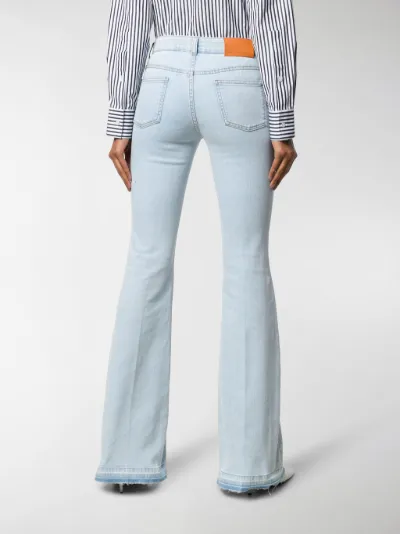 Stella McCartney slim flared jeans blue 