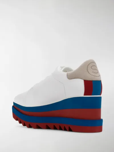 stella mccartney sneak elyse platform sneakers