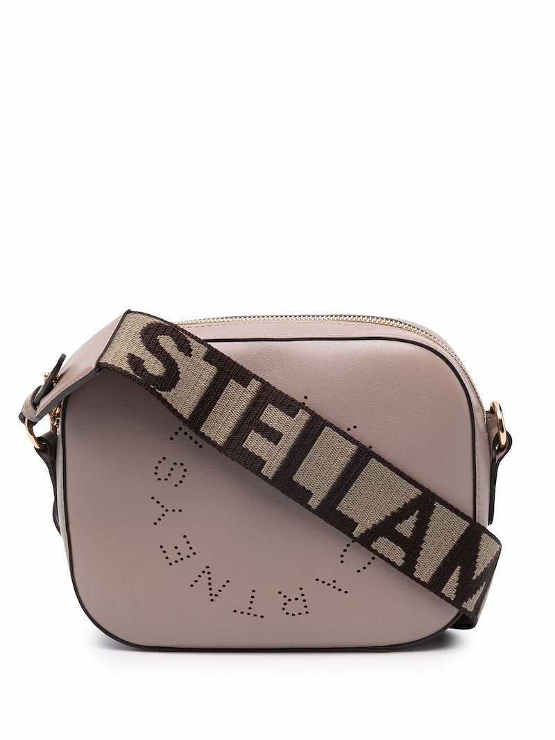 Stella McCartney Stella Logo crossbody bag grey MODES