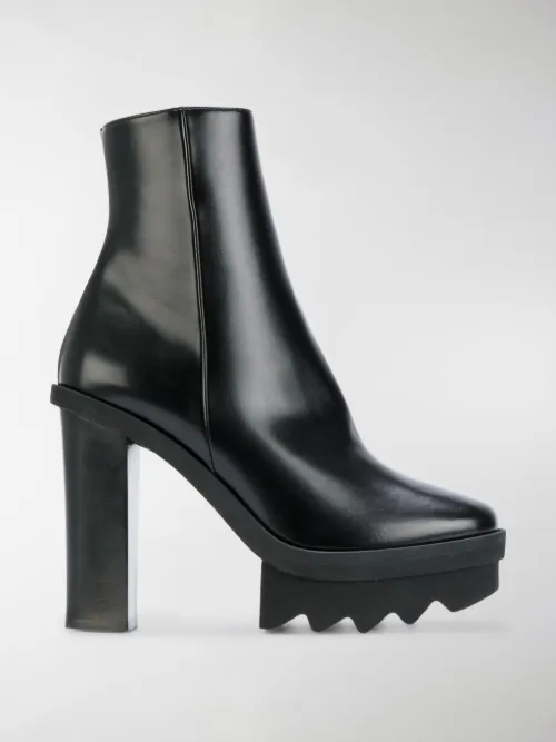 Stella McCartney - Stivaletti con suola rialzata