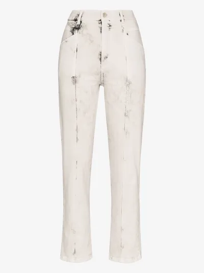 straight leg tapered jeans